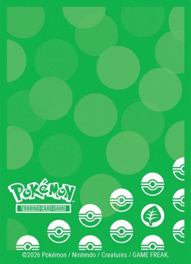 Pokémon TCG: Ultra Pro Deck Protector Sleeves, Grass (65 pcs)