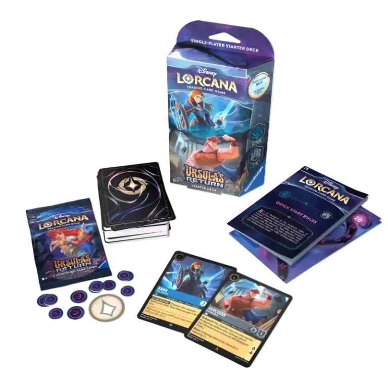 Disney Lorcana TCG: Ursula's Return Sapphire & Steel Starter Deck