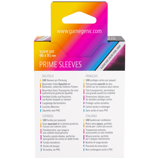 Prime Sleeves Pink 66x91