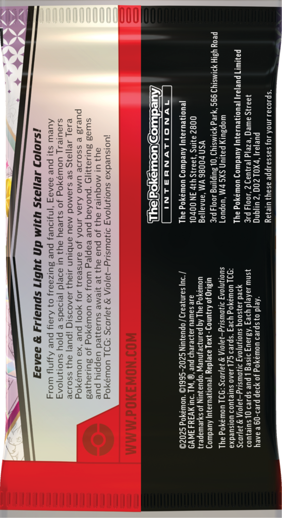 Pokémon TCG: Scarlet & Violet - Prismatic Evolutions - Booster