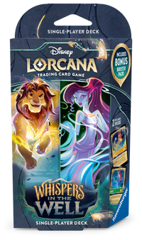 Disney Lorcana Whispers in the Well: Amber & Emerald Starter Deck