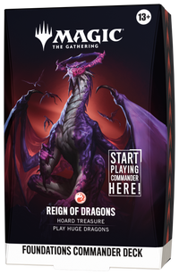Magic The Gathering: Reality Fracture - Foundations Commander Deck "Reign Of Dragons"