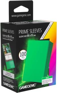 Prime Sleeves Green 66x91