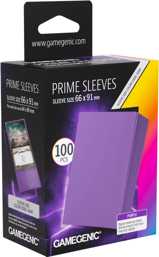 Prime Sleeves Purple 66x91