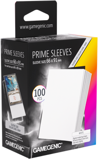 Prime Sleeves White 66x91
